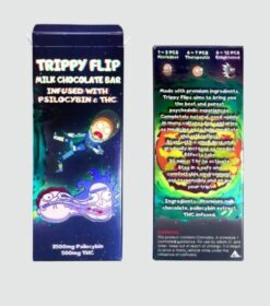 Trippy Flip milk Chocolate bars